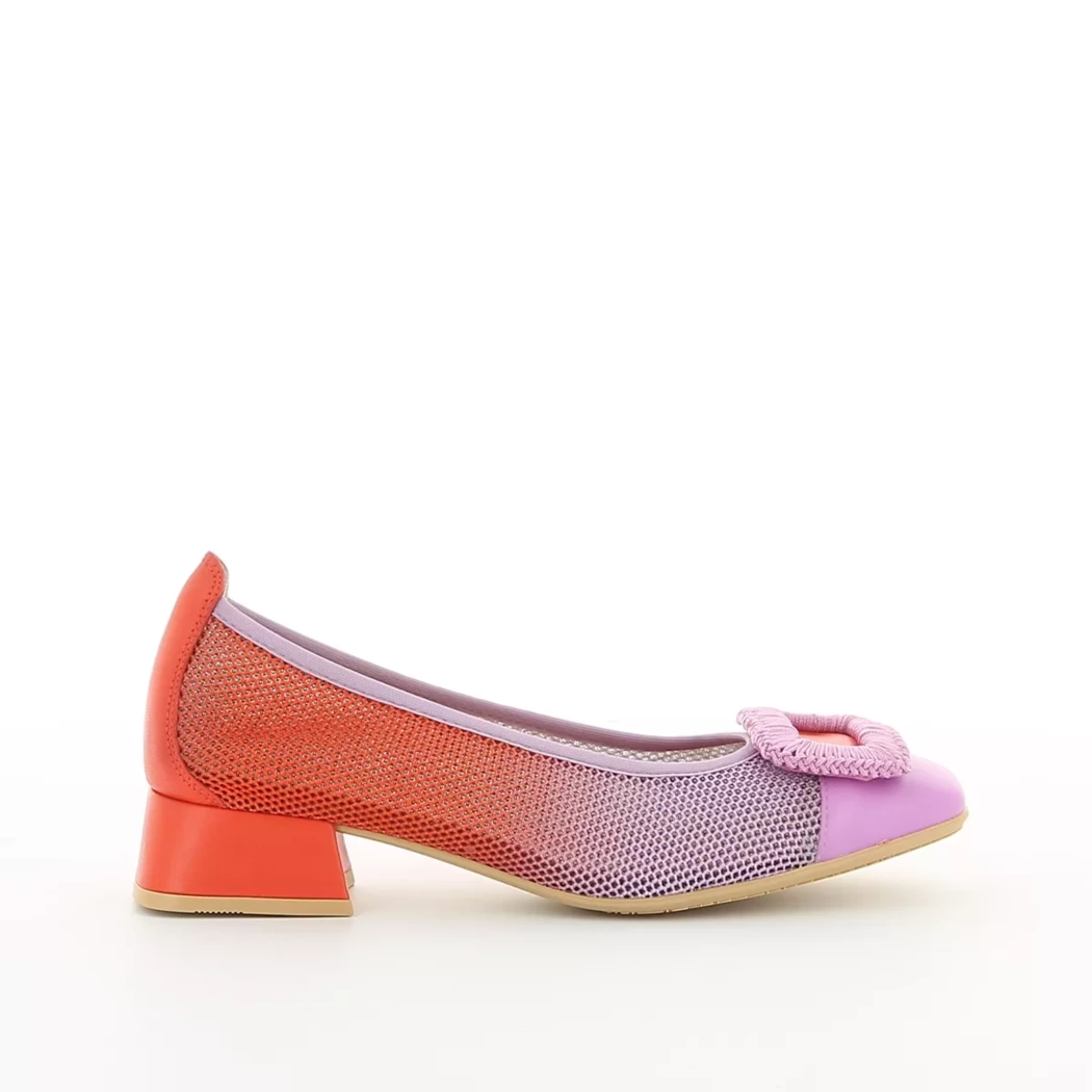 Image (2) de la chaussures Hispanitas - Ballerines Violet / Lilas en Cuir et textile