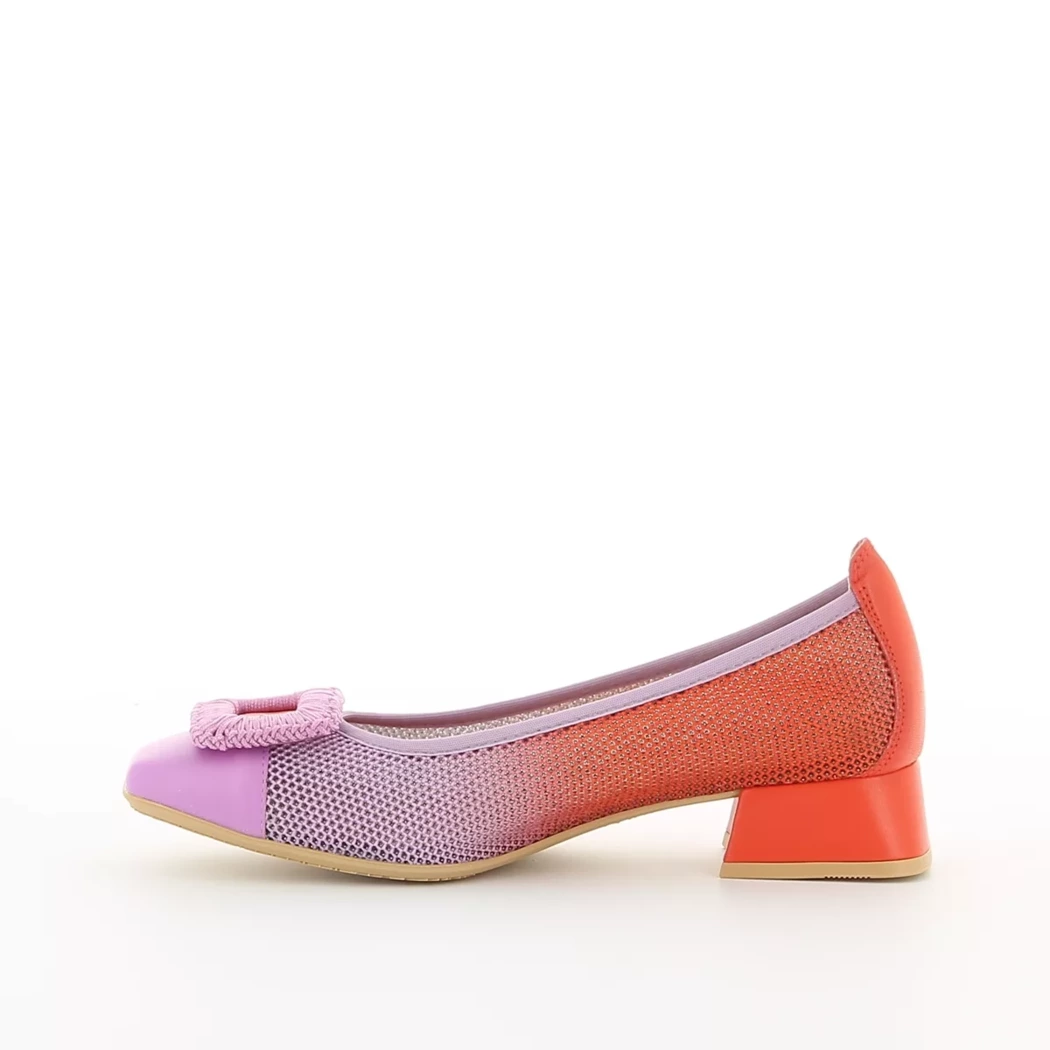 Image (4) de la chaussures Hispanitas - Ballerines Violet / Lilas en Cuir et textile