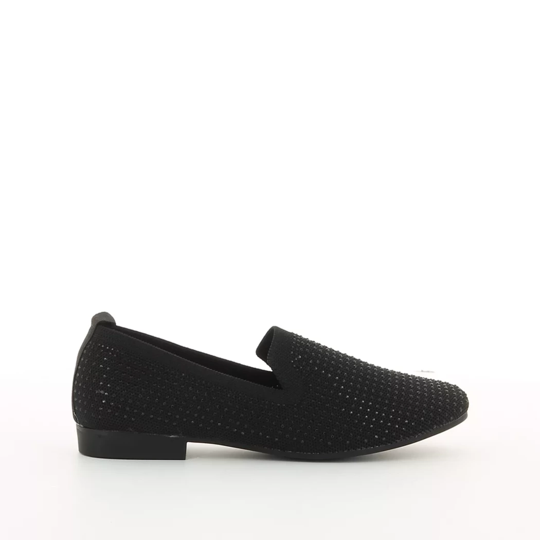 Image (2) de la chaussures 2 Go - Mocassins Noir en Textile