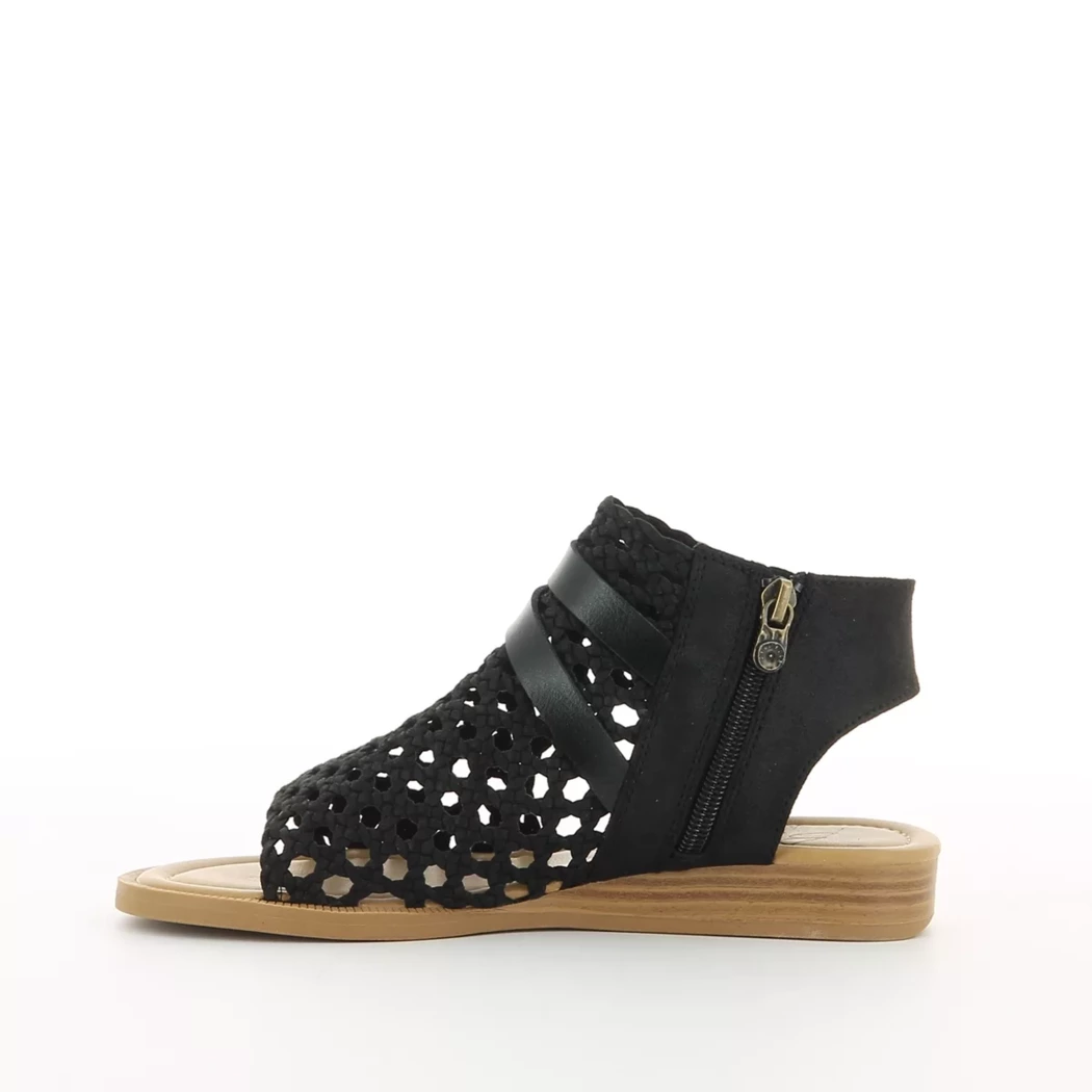 Image (4) de la chaussures Blowfish - Sandales et Nu-Pieds Noir en Textile