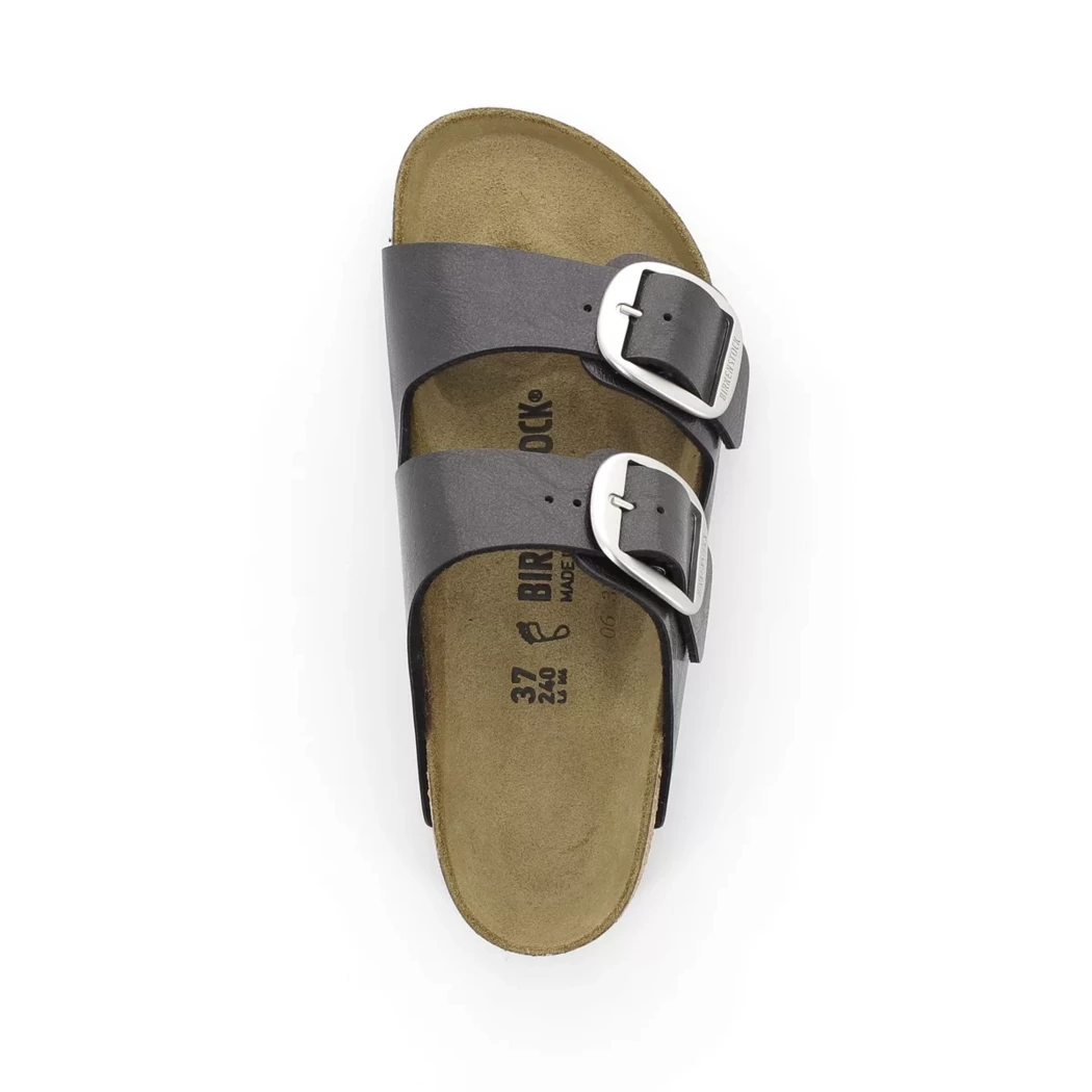 Image (6) de la chaussures Birkenstock - Mules et Sabots Noir en Cuir synthétique