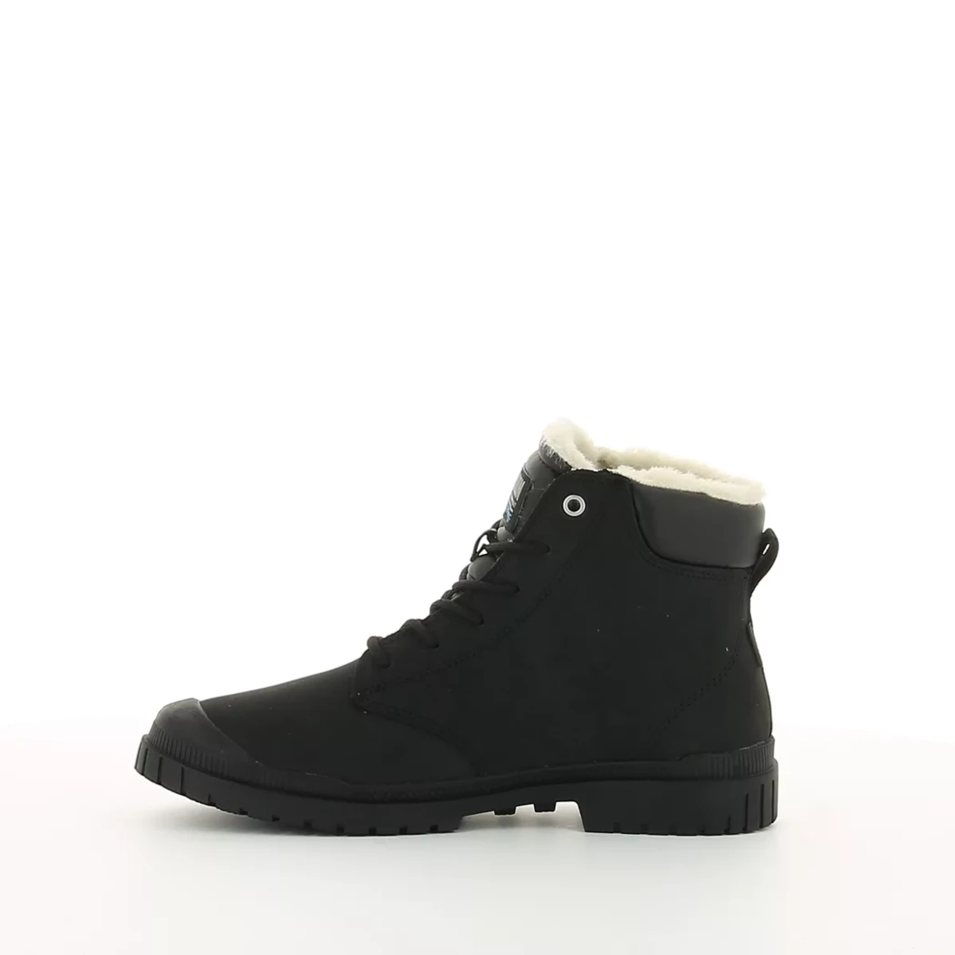 Image (4) de la chaussures Palladium - Bottines Noir en Cuir nubuck