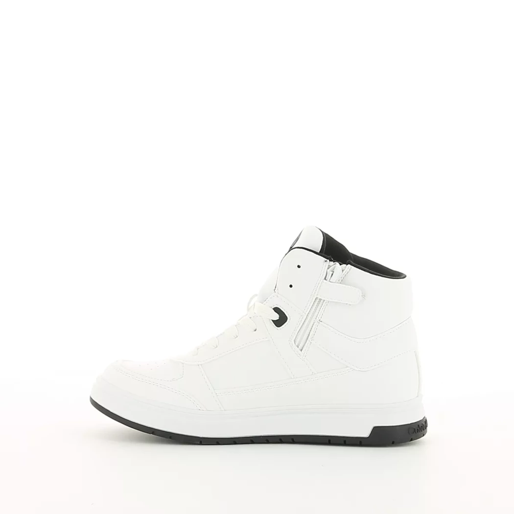 Image (4) de la chaussures Calvin Klein - Baskets Blanc en Cuir synthétique