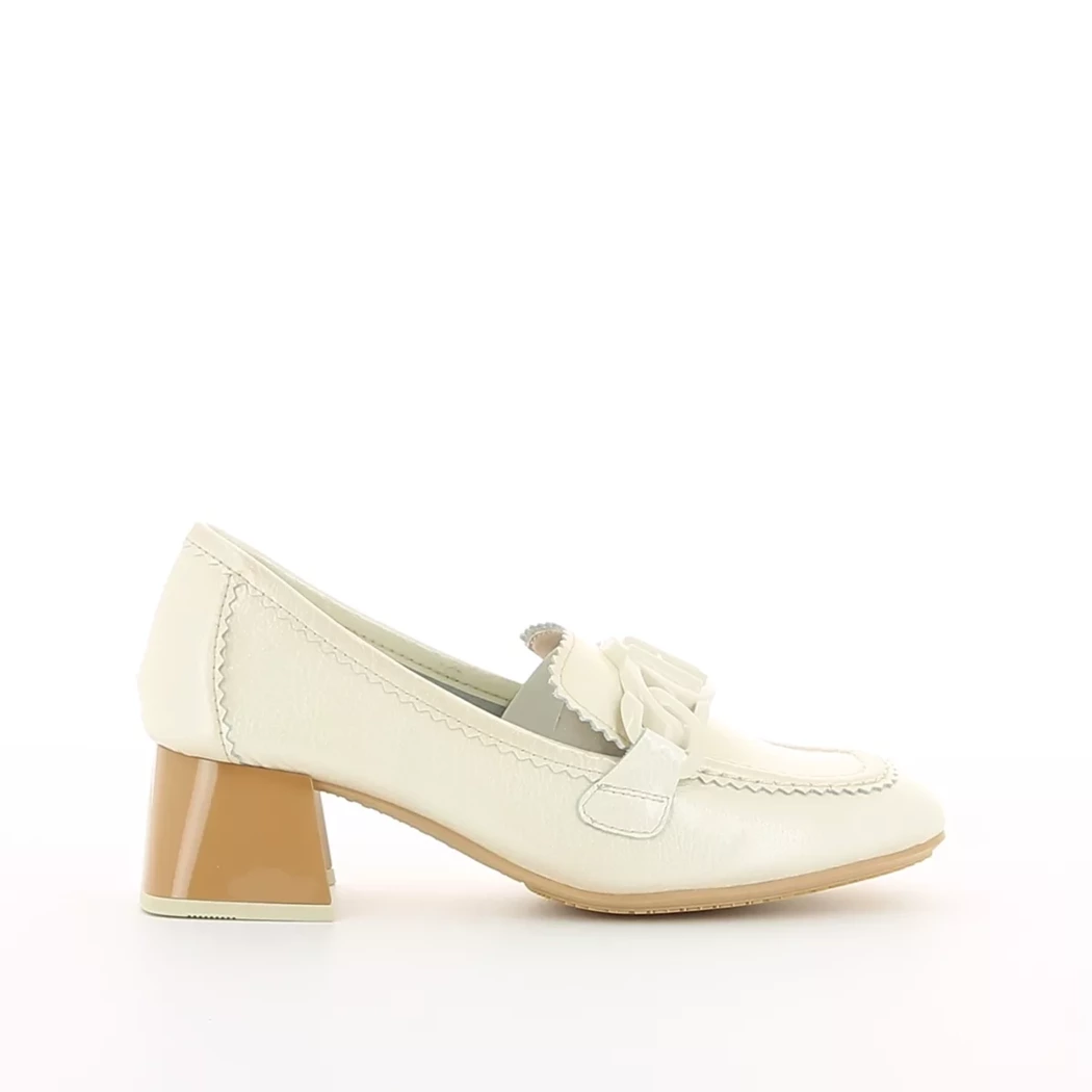 Image (2) de la chaussures Hispanitas - Mocassins Blanc en Cuir