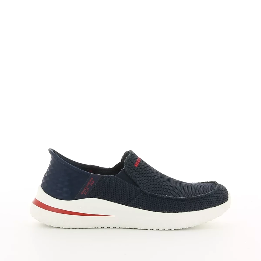 Image (2) de la chaussures Skechers - Baskets Bleu en Textile