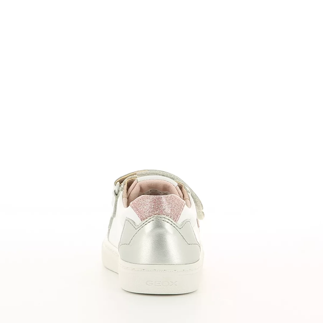 Image (3) de la chaussures Geox - Baskets Blanc en Cuir et textile