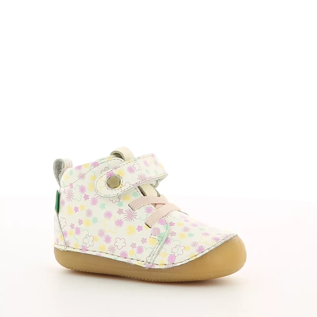 Image (1) de la chaussures Kickers - Bottines Blanc en Cuir