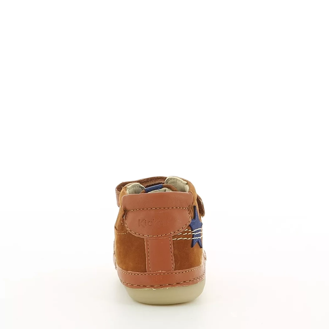 Image (3) de la chaussures Kickers - Bottines Cuir naturel / Cognac en Cuir nubuck