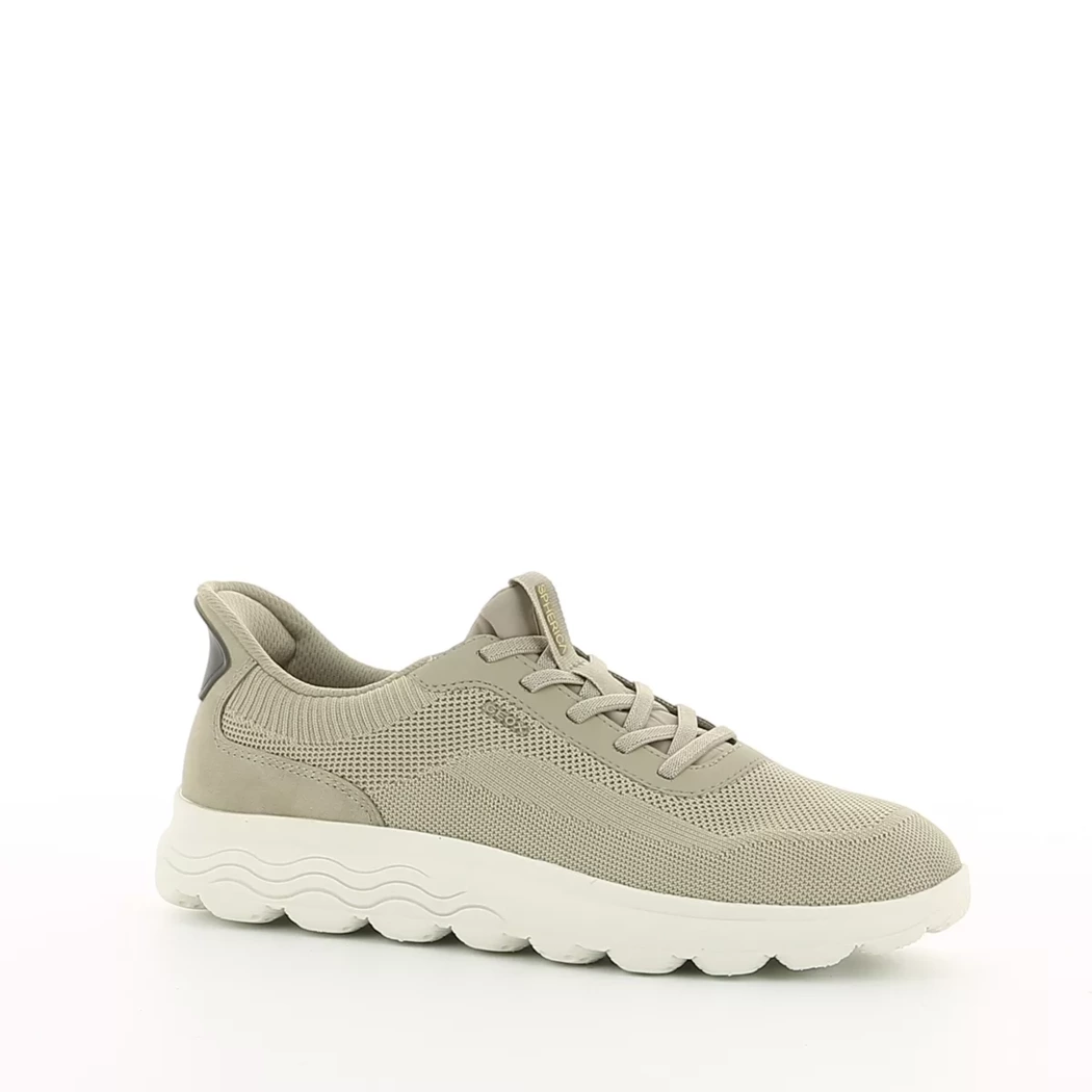 Image (1) de la chaussures Geox - Baskets Beige en Textile