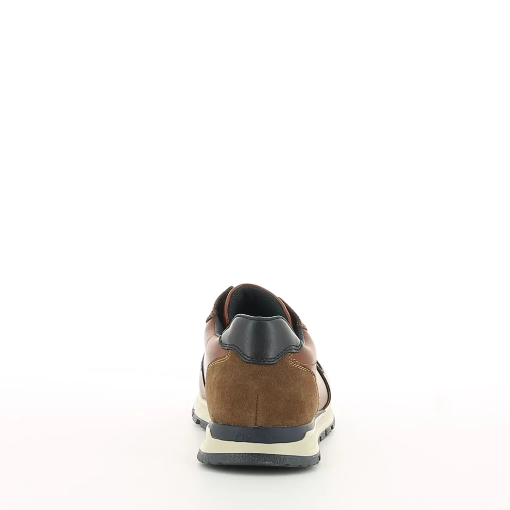 Image (3) de la chaussures Rieker - Baskets Cuir naturel / Cognac en Cuir