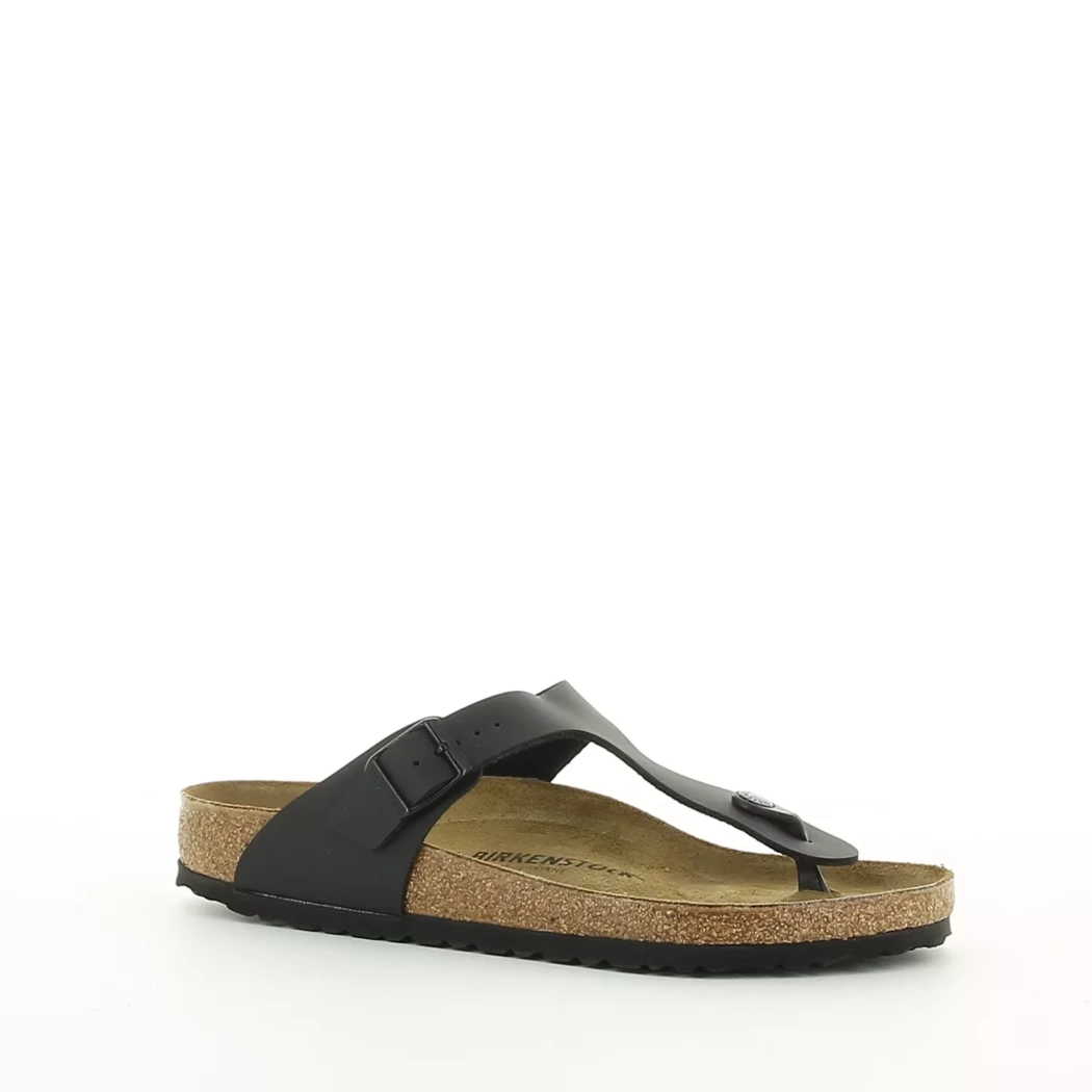Image (1) de la chaussures Birkenstock - Mules et Sabots Noir en Cuir synthétique