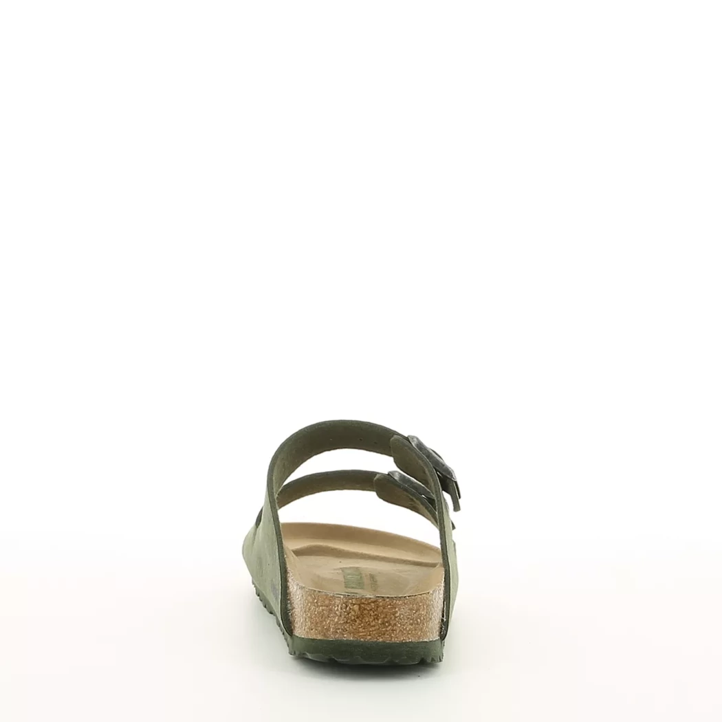 Image (3) de la chaussures Birkenstock - Mules et Sabots Vert en Cuir synthétique