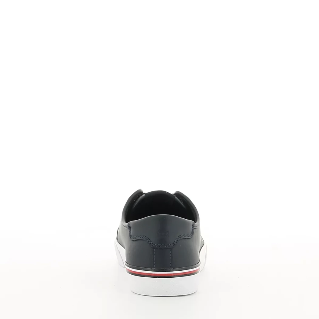 Image (3) de la chaussures Tommy Hilfiger - Baskets Bleu en Cuir