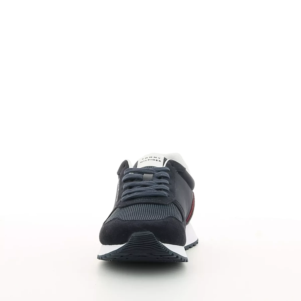 Image (5) de la chaussures Tommy Hilfiger - Baskets Bleu en Cuir nubuck