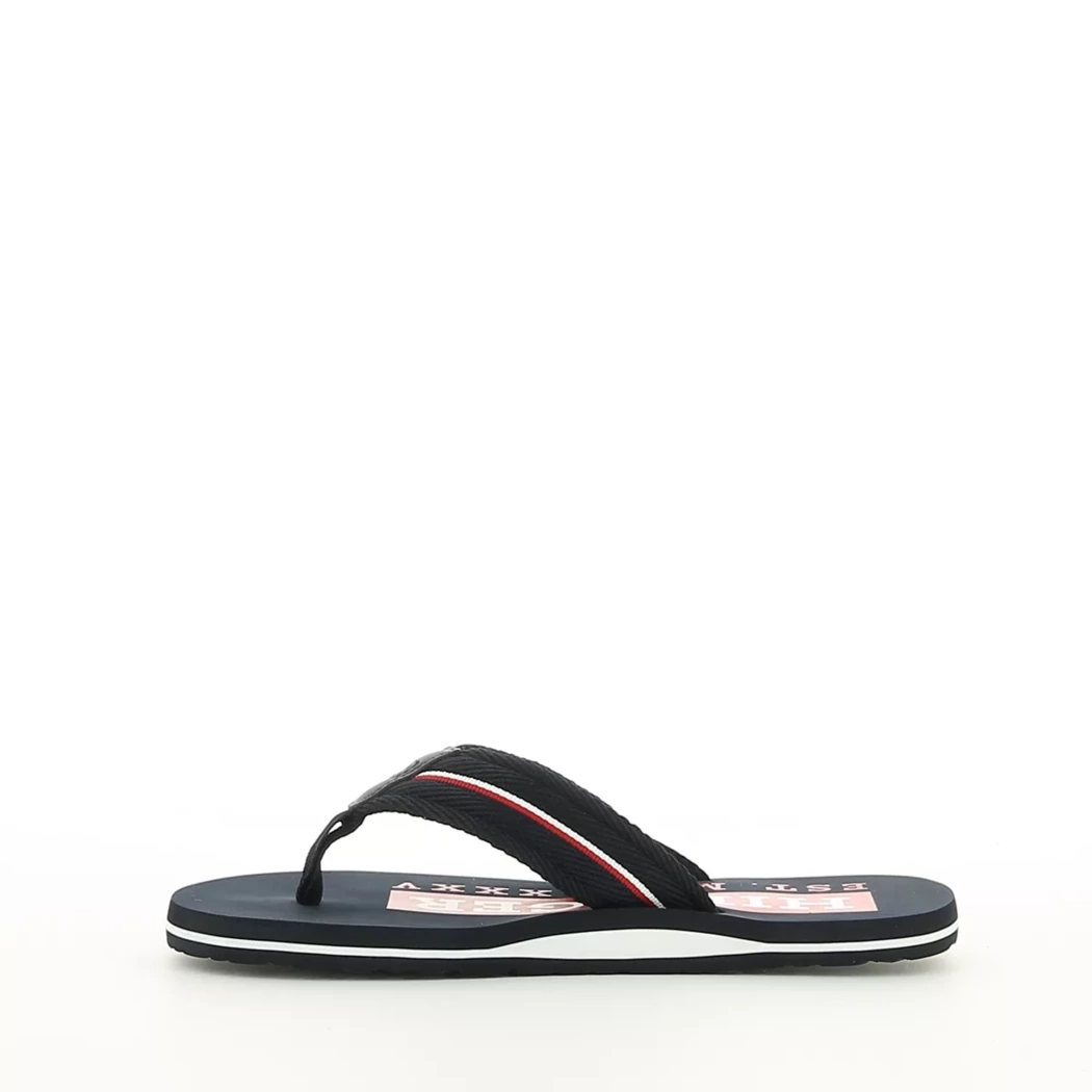 Image (4) de la chaussures Tommy Hilfiger - Mules et Sabots Bleu en Textile