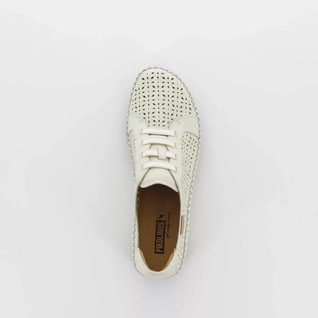 Image (6) de la chaussures Pikolinos - Baskets Beige en Cuir