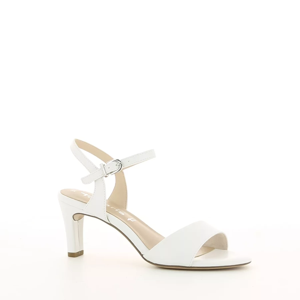 Image (1) de la chaussures Tamaris - Sandales et Nu-Pieds Blanc en Cuir synthétique