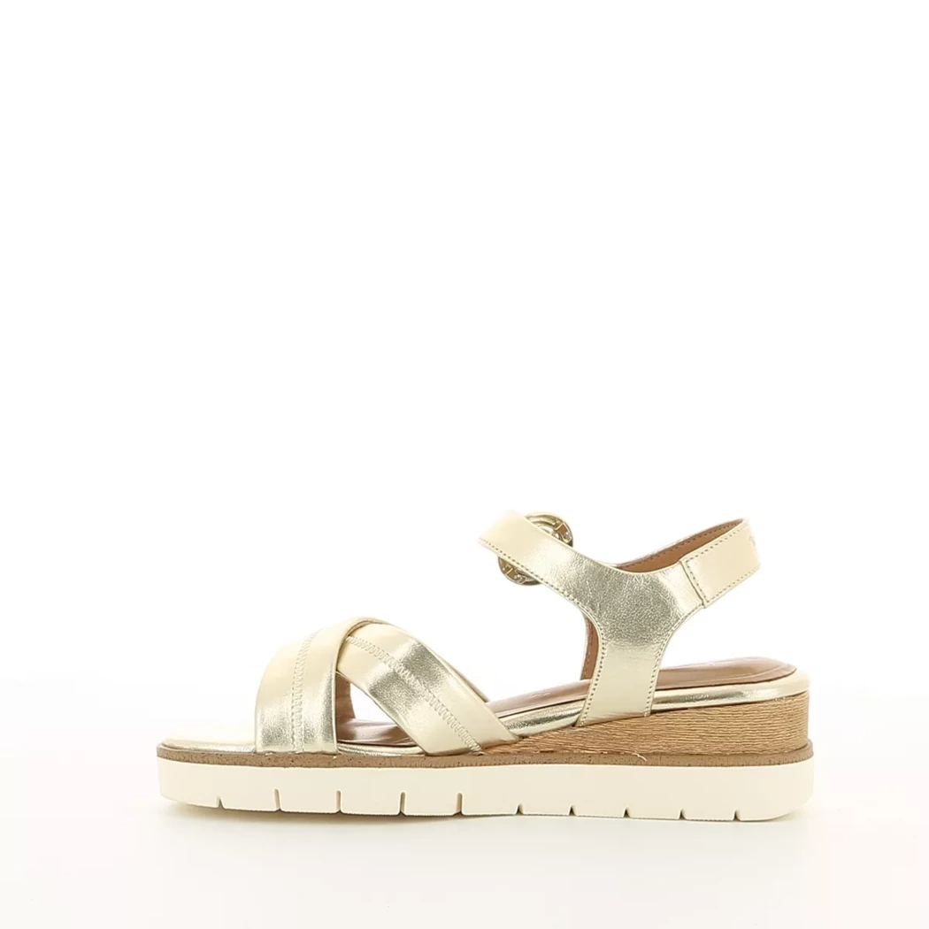 Image (4) de la chaussures Tamaris - Sandales et Nu-Pieds Or / Bronze / Platine en Cuir