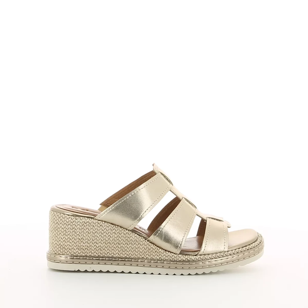 Image (2) de la chaussures Tamaris - Mules et Sabots Or / Bronze / Platine en Cuir