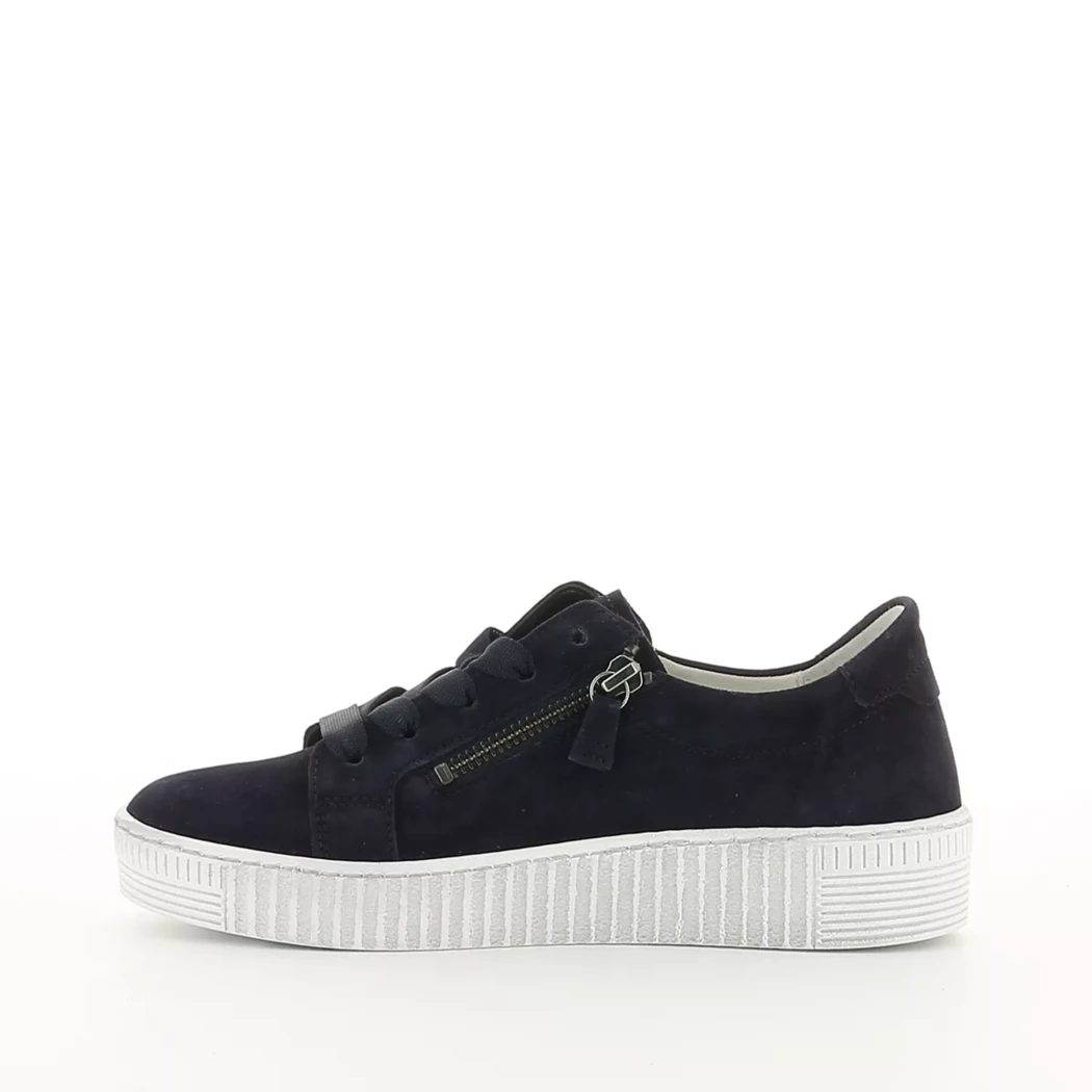 Image (4) de la chaussures Gabor - Baskets Bleu en Cuir nubuck
