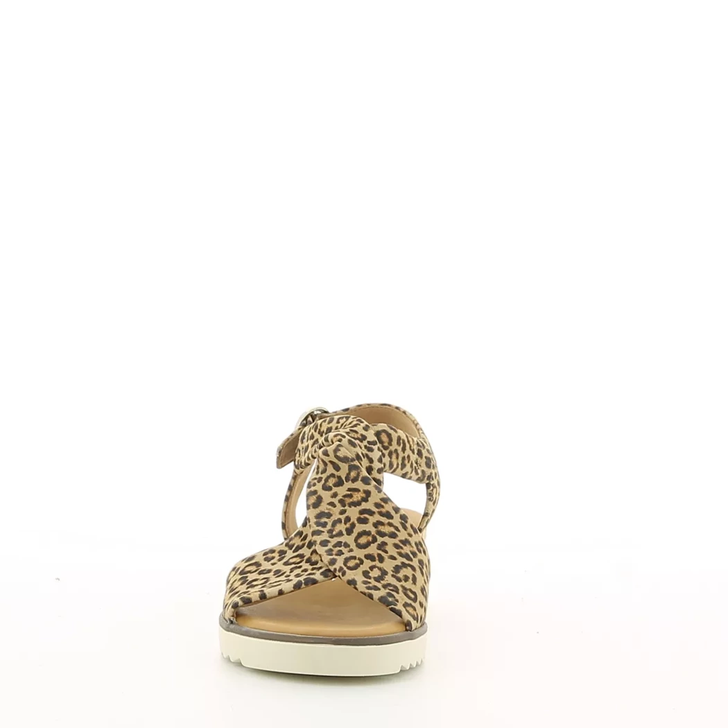 Image (5) de la chaussures Gabor - Sandales et Nu-Pieds Marron en Cuir nubuck