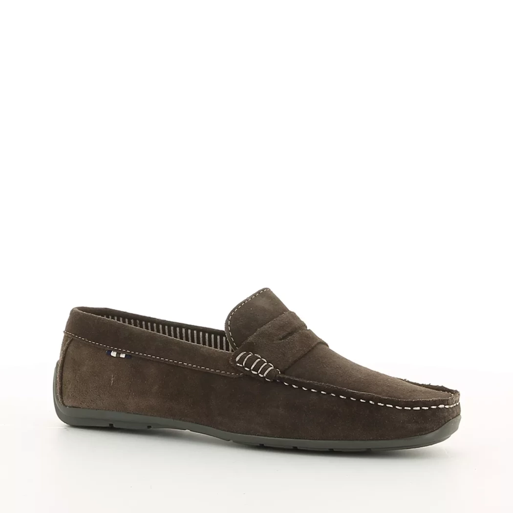 Image (1) de la chaussures Midtown District - Mocassins Marron en Cuir nubuck