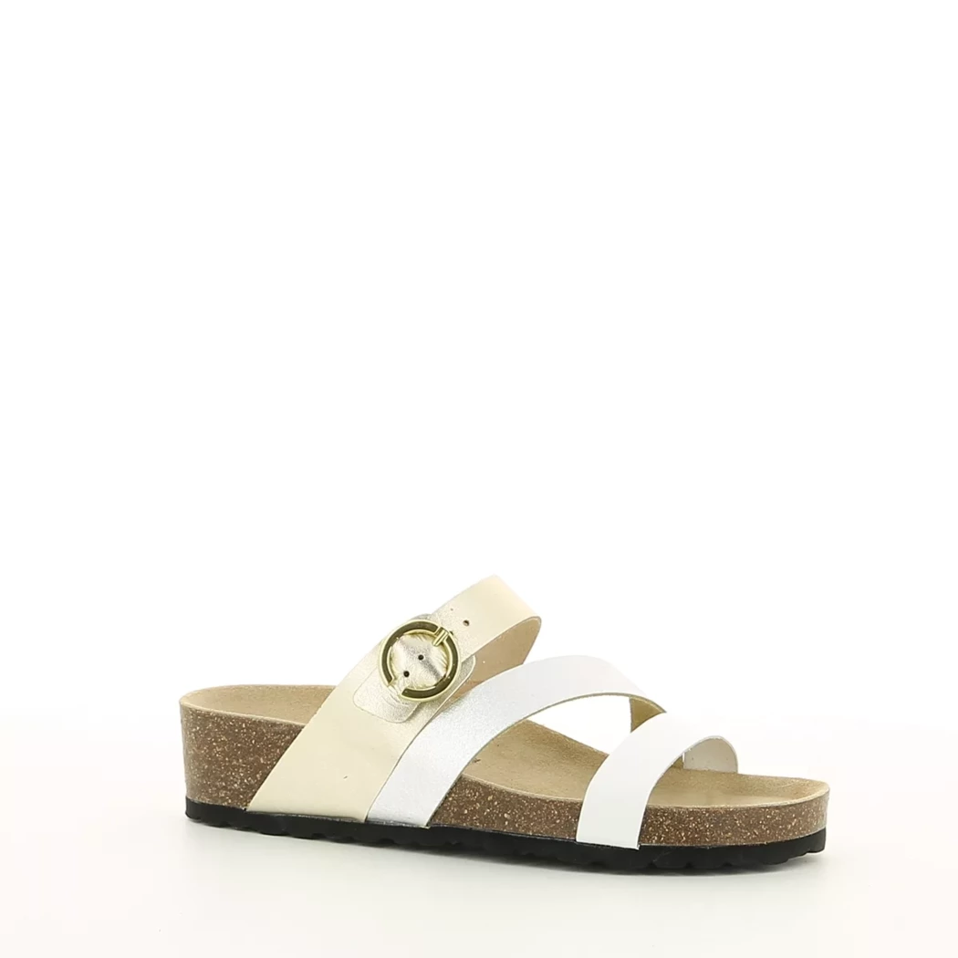 Image (1) de la chaussures Bio Divina - Mules et Sabots Blanc en Cuir