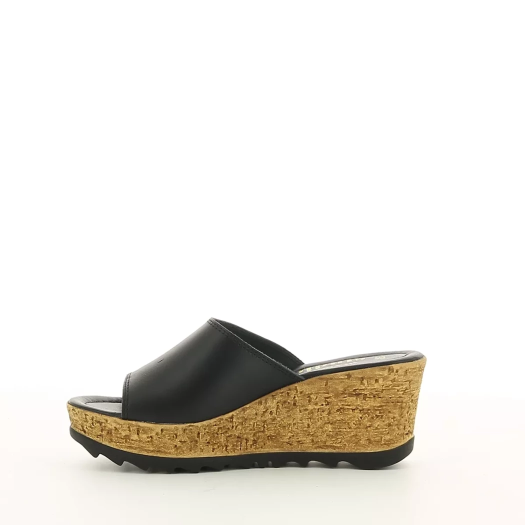 Image (4) de la chaussures Diabolo Studio - Mules et Sabots Noir en Cuir