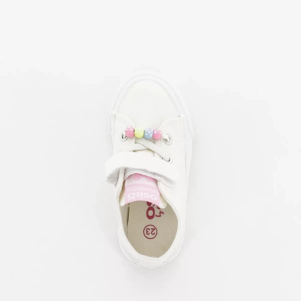 Image (6) de la chaussures Osito - Baskets Blanc en Textile