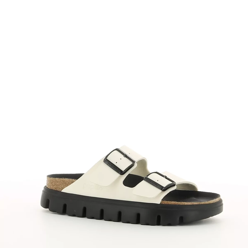 Image (1) de la chaussures Birkenstock - Mules et Sabots Beige en Cuir synthétique