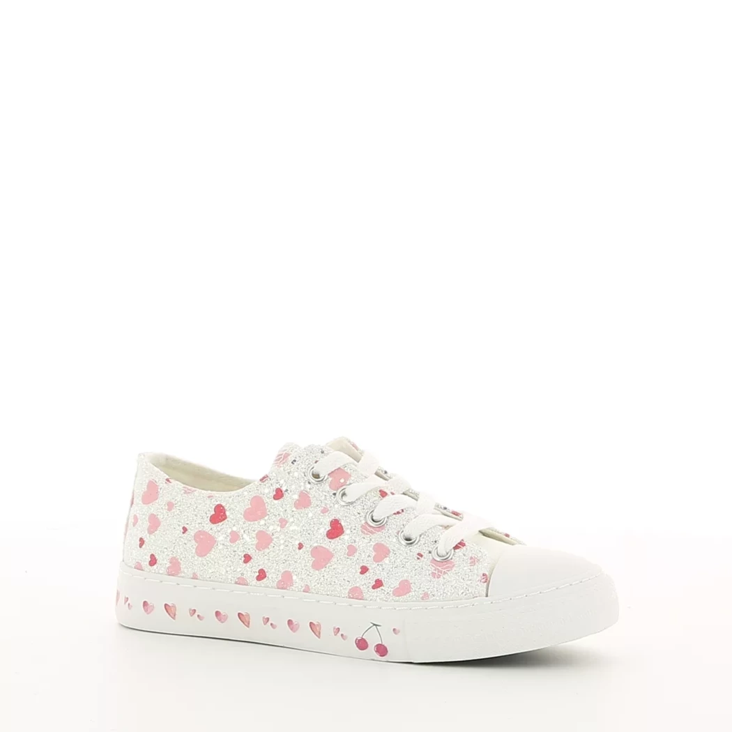 Image (1) de la chaussures Pretty Stories - Baskets Argent en Textile