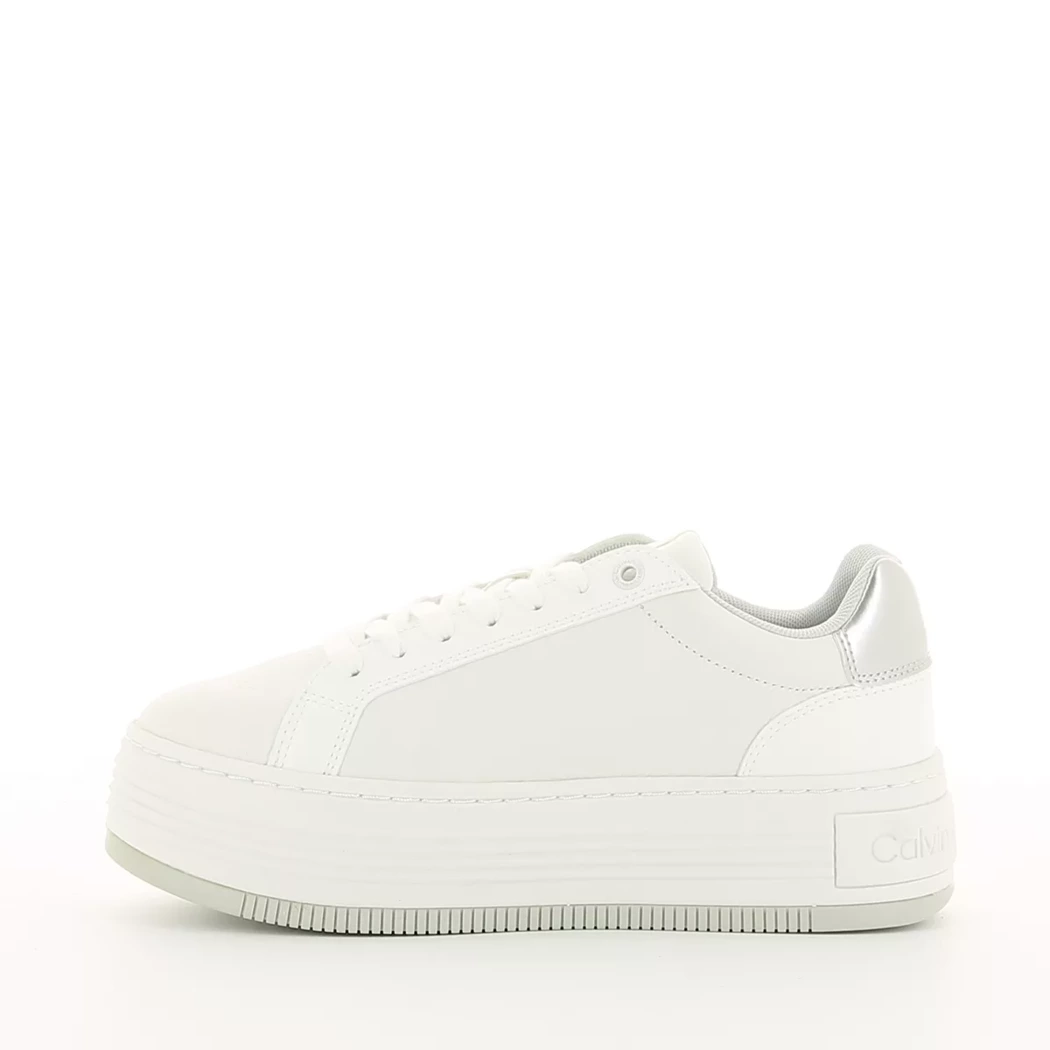 Image (4) de la chaussures Calvin Klein - Baskets Blanc en Cuir