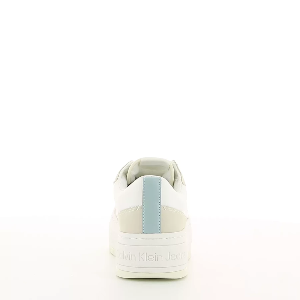 Image (3) de la chaussures Calvin Klein - Baskets Blanc en Cuir nubuck