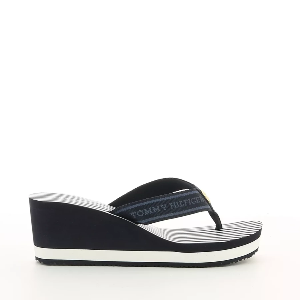 Image (2) de la chaussures Tommy Hilfiger - Mules et Sabots Bleu en Textile
