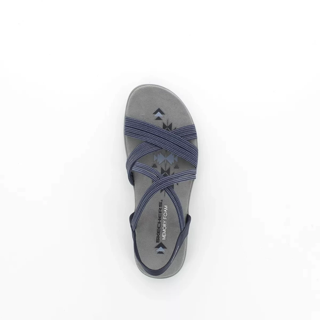 Image (6) de la chaussures Skechers - Sandales et Nu-Pieds Bleu en Textile