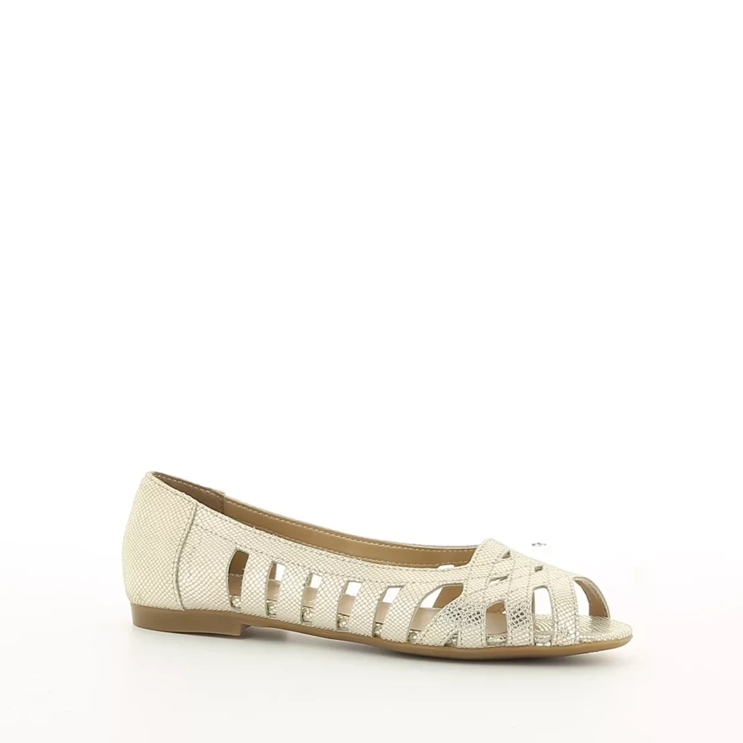 Image (1) de la chaussures Les Fees De Bengale - Ballerines Or / Bronze / Platine en Cuir