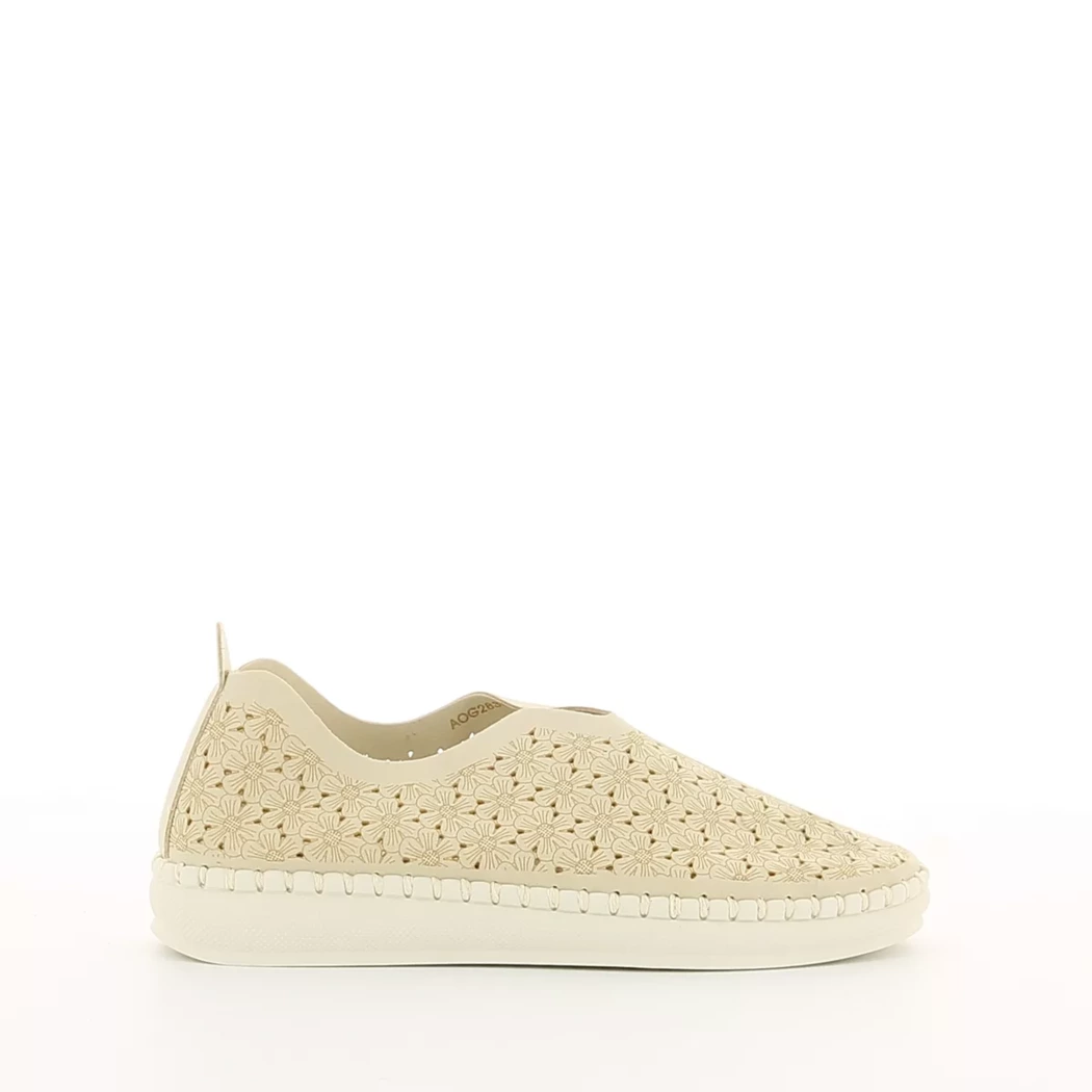Image (2) de la chaussures Amarpies - Baskets Beige en Cuir synthétique