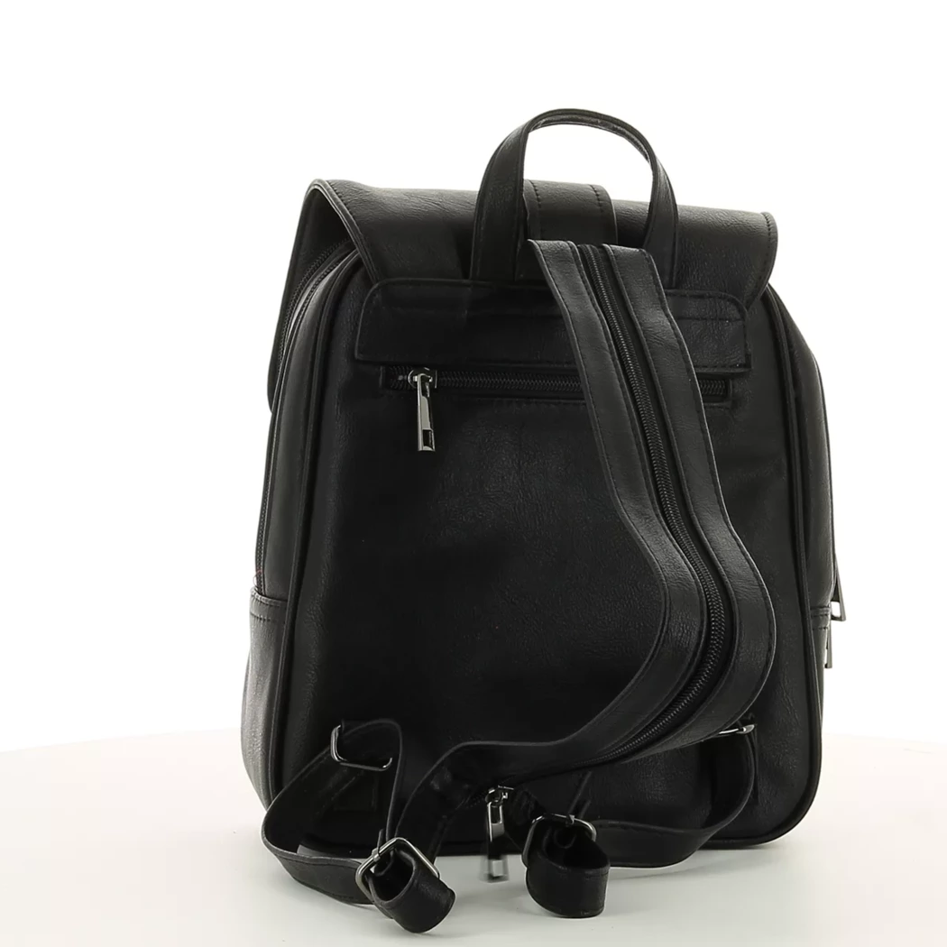 Image (2) de la chaussures Mélanie - Sacs à dos Noir en Cuir synthétique