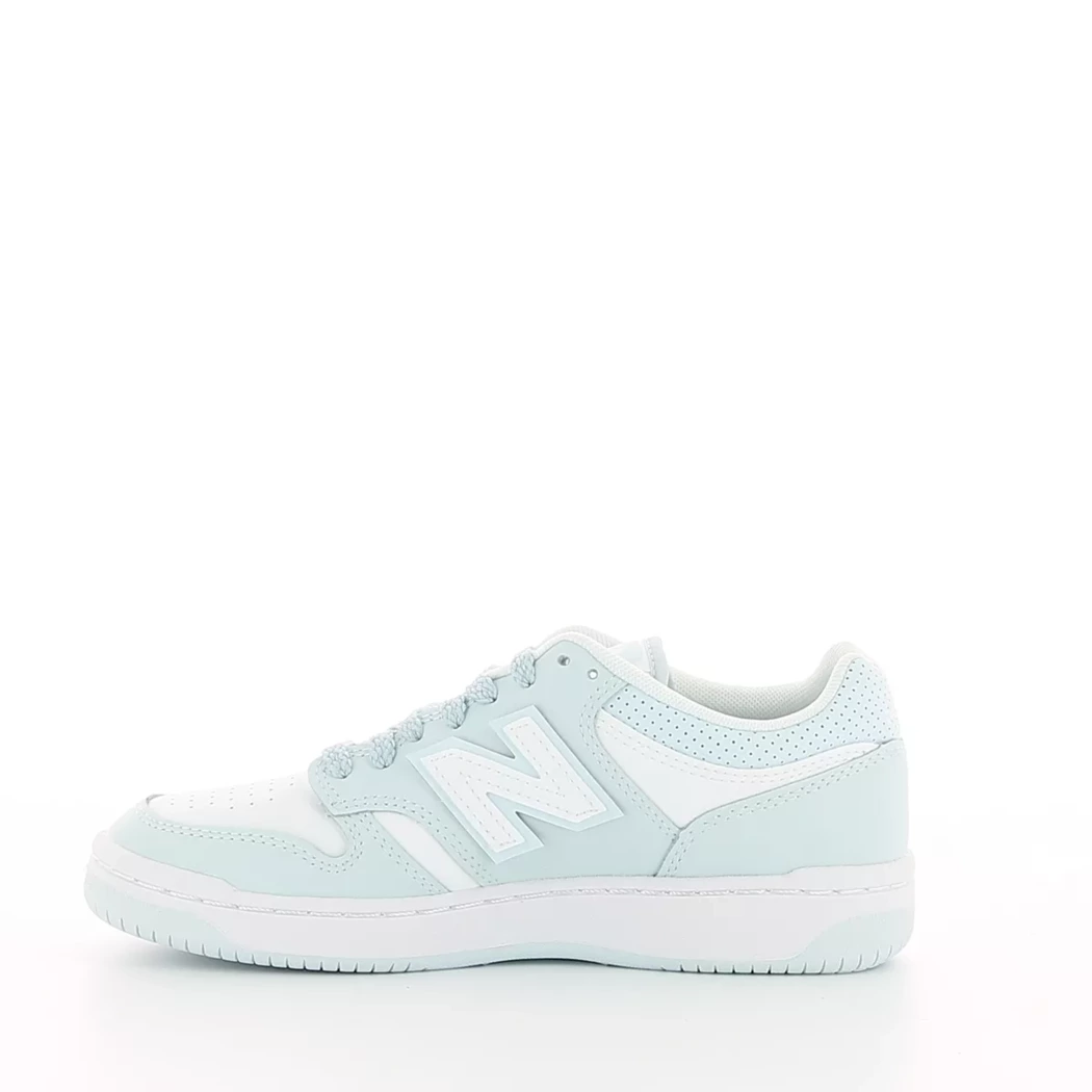 Image (4) de la chaussures New Balance - Baskets Blanc en Cuir synthétique