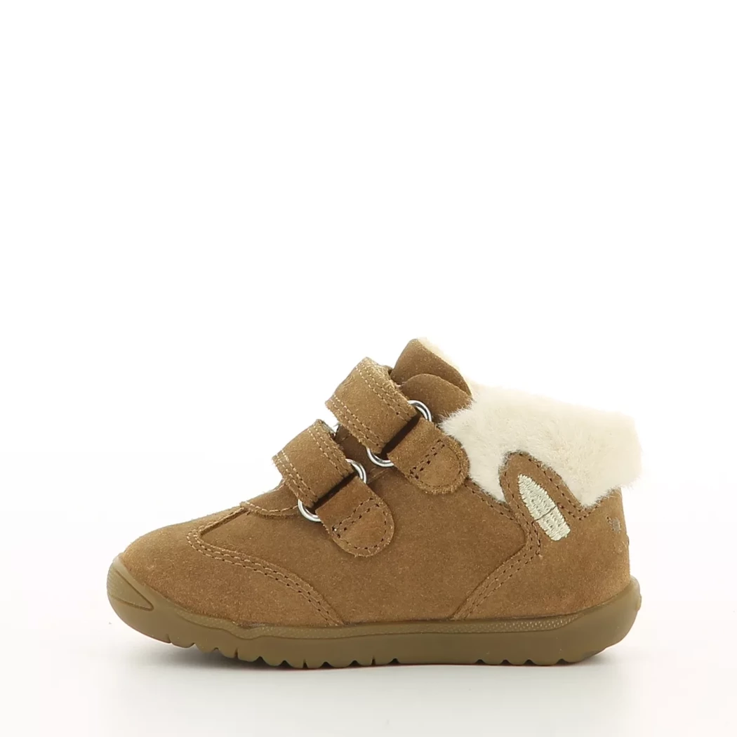 Image (4) de la chaussures Geox - Bottines Cuir naturel / Cognac en Cuir nubuck