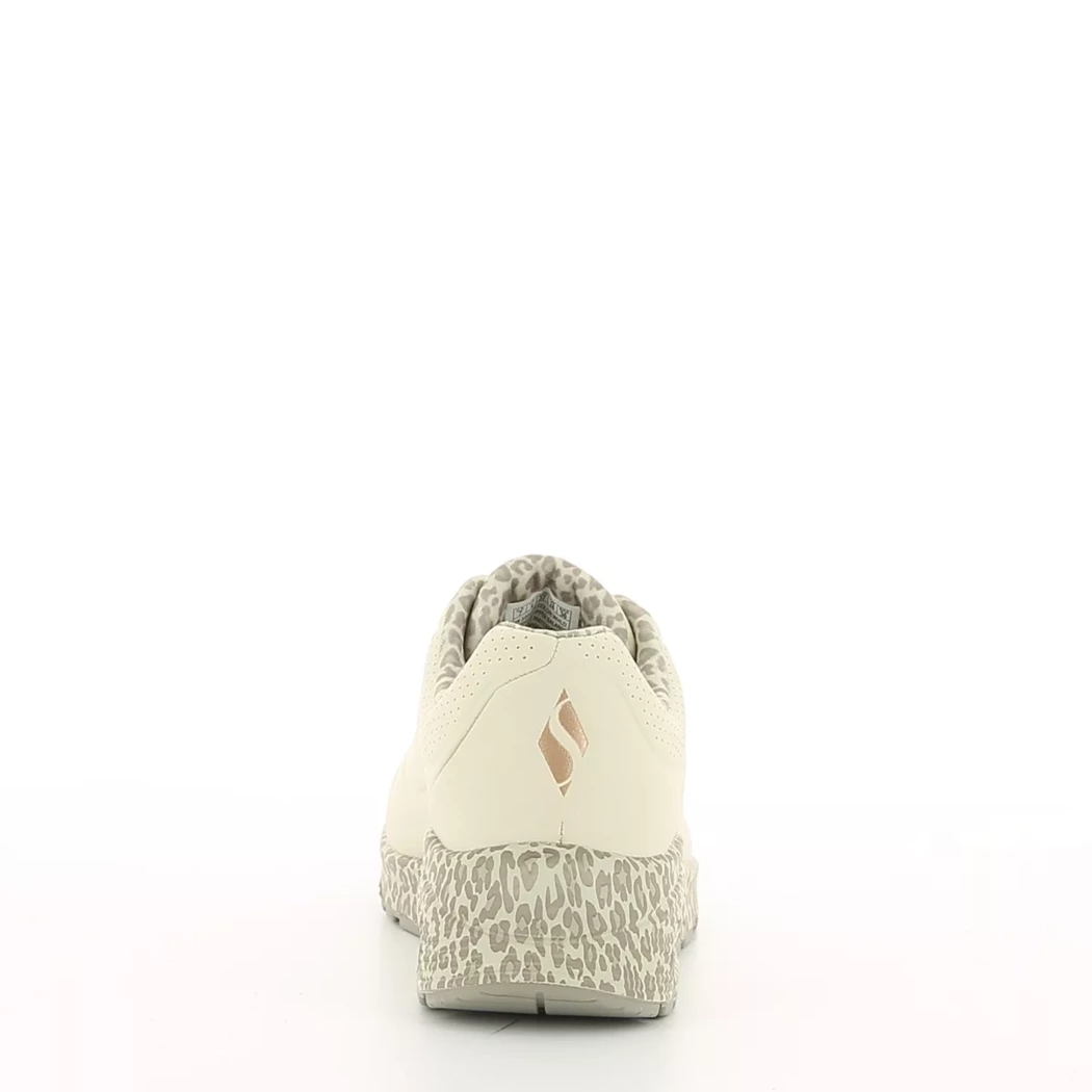 Image (3) de la chaussures Skechers - Baskets Beige en Cuir synthétique