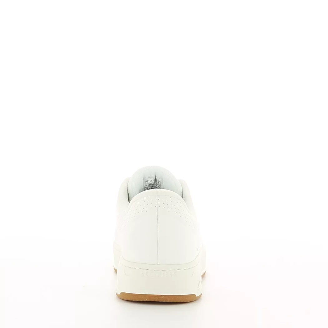 Image (3) de la chaussures Skechers - Baskets Blanc en Cuir synthétique