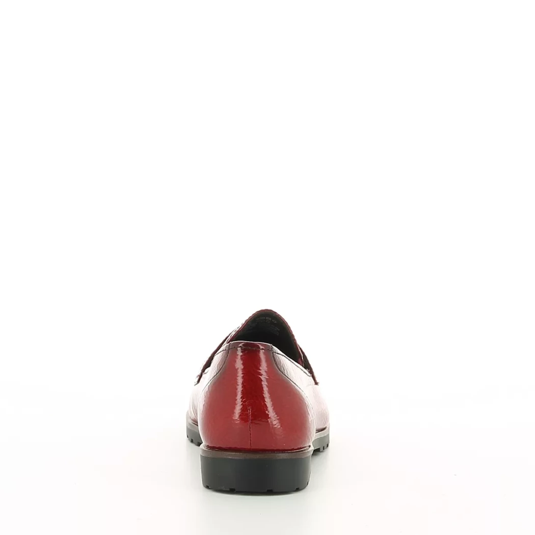 Image (3) de la chaussures Tamaris - Mocassins Rouge en Cuir synthétique