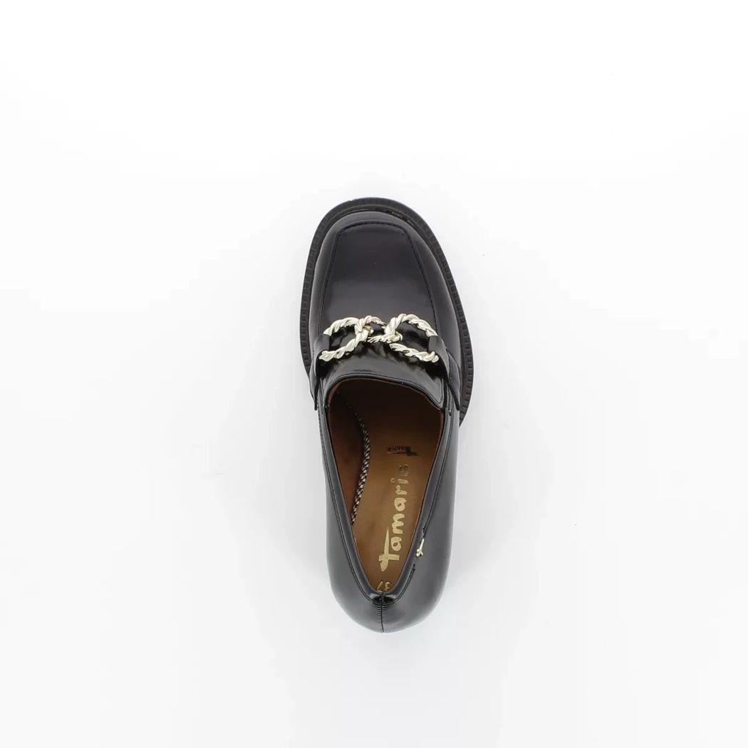 Image (6) de la chaussures Tamaris - Mocassins Noir en Cuir synthétique
