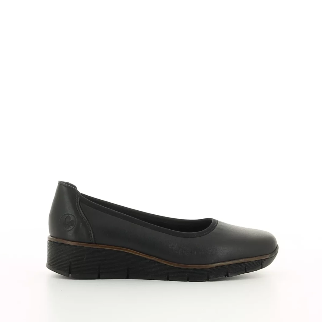 Image (2) de la chaussures Rieker - Escarpins Noir en Cuir