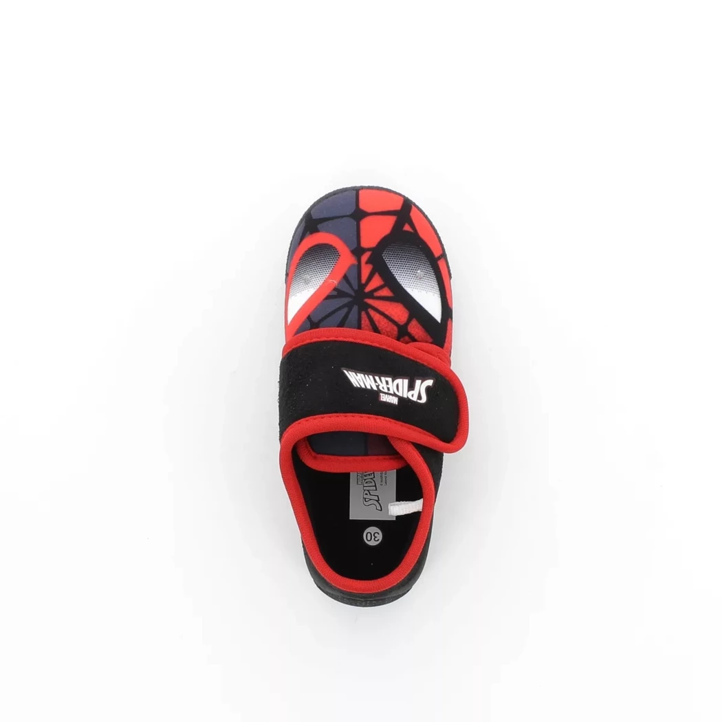 Image (6) de la chaussures Spiderman - Pantoufles et Chaussons Noir en Textile