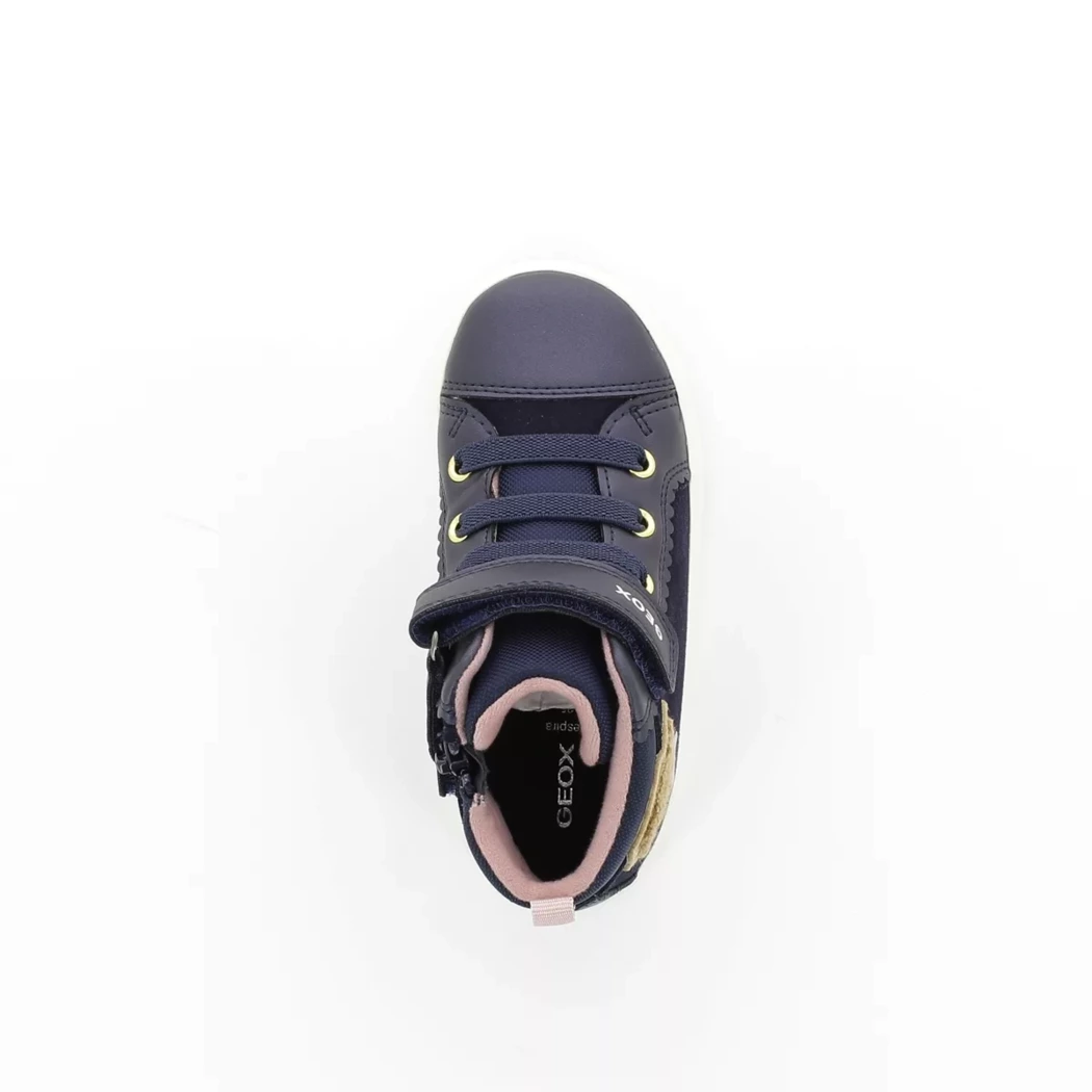 Image (6) de la chaussures Geox - Bottines Bleu en Cuir nubuck