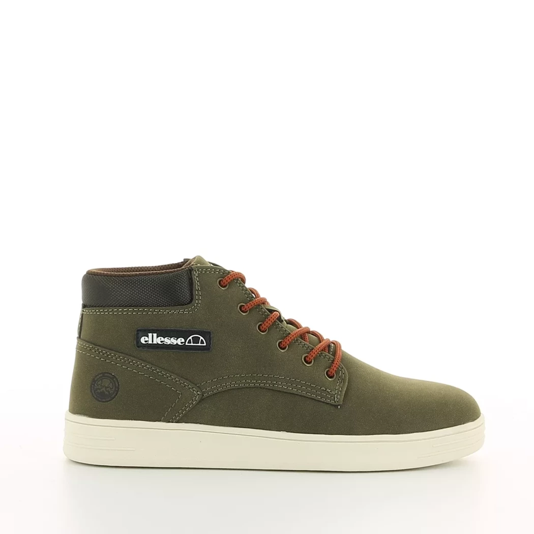 Image (2) de la chaussures Ellesse - Bottines Vert en Cuir synthétique