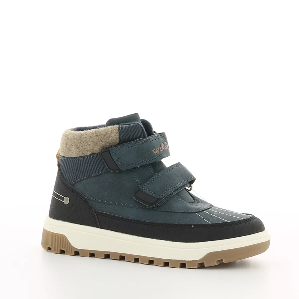 Image (1) de la chaussures Wipop - Bottines Bleu en Cuir synthétique