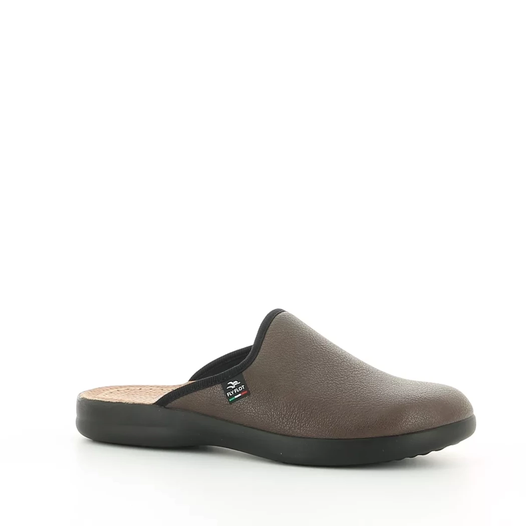 Image (1) de la chaussures Fly Flot - Pantoufles et Chaussons Marron en Cuir synthétique